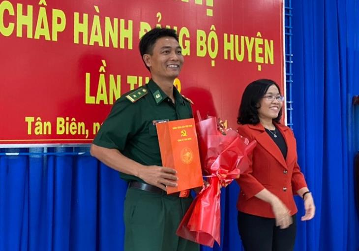 Ban Thường vụ Tỉnh uỷ: Chỉ định, bổ sung Trung tá Phạm Mạc Thuần vào BCH Đảng bộ huyện Tân Biên